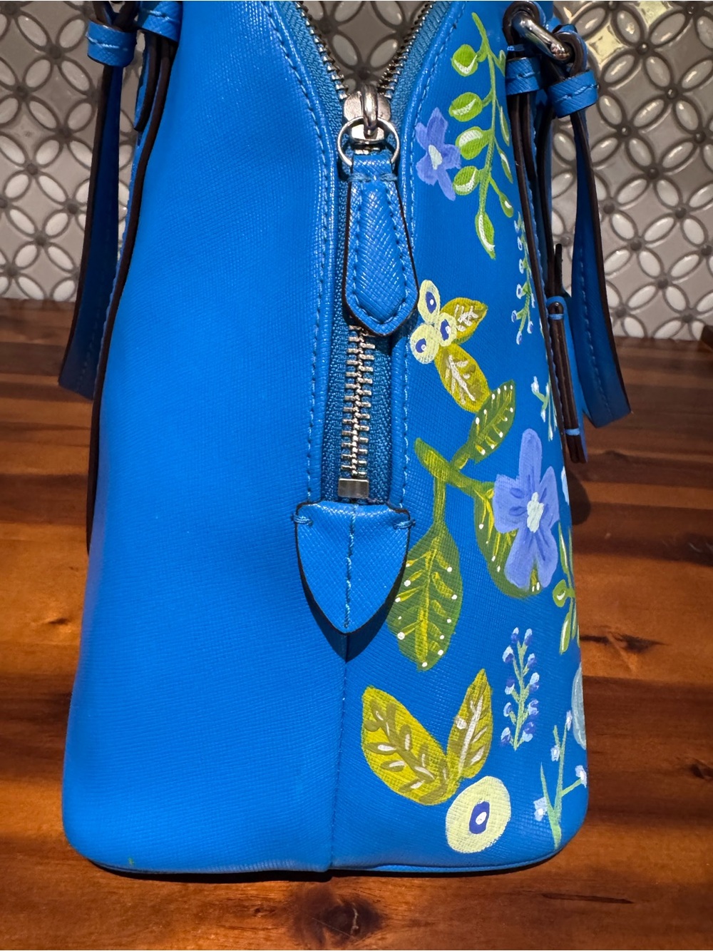 Authentic Coach Peyton Cora Blue -Enchanted Sea Custom Art - Picture 6 of 12
